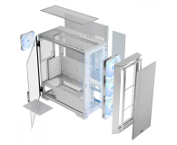 MODECOM Horizon ARGB Flow White - 1228745 - zdjęcie 1